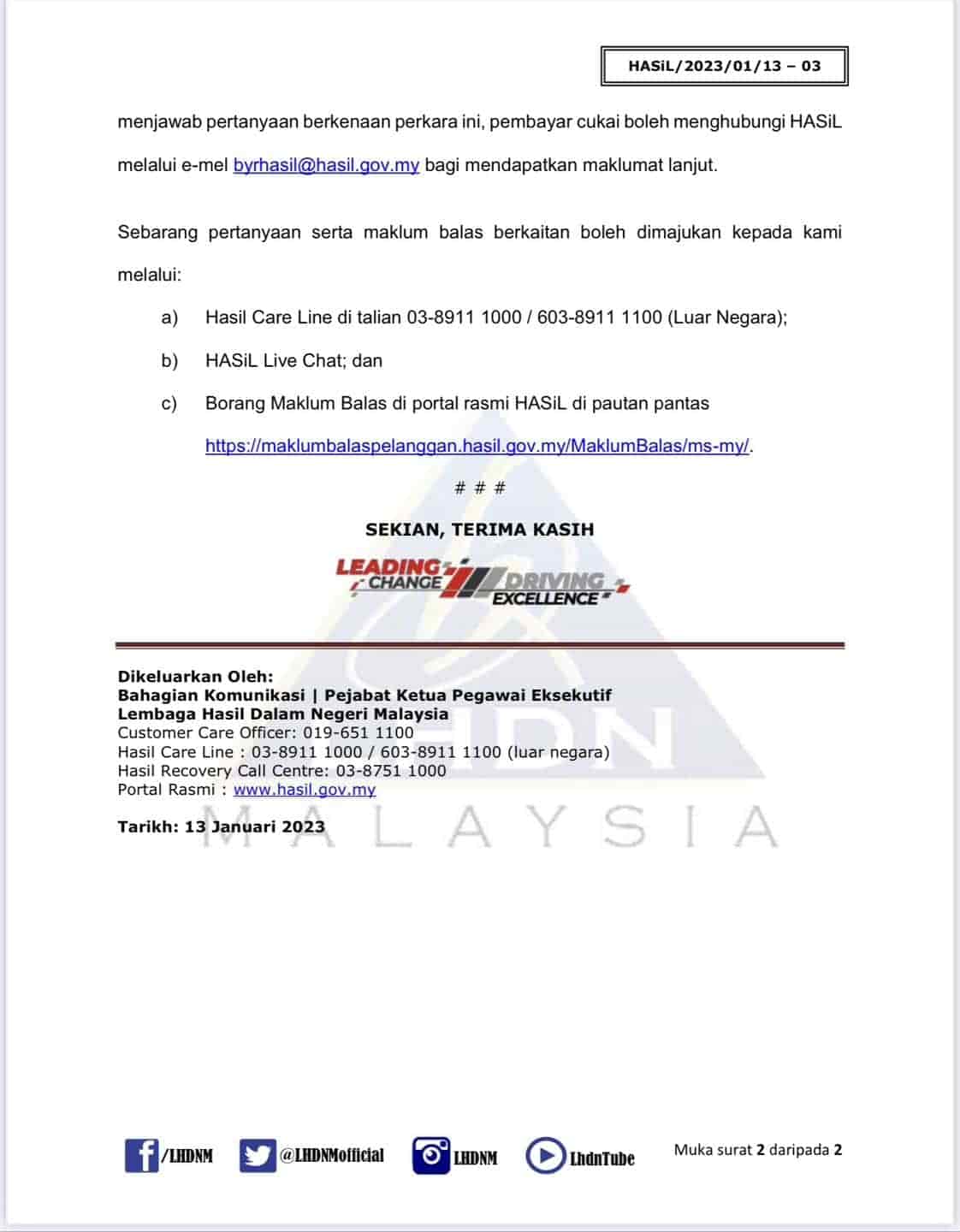 TIN for income tax payment